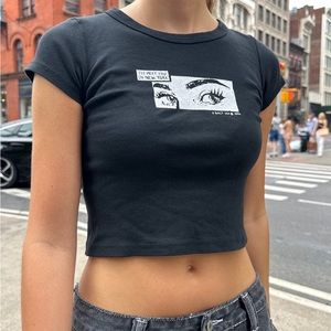 Brandy Melville Meet You In New York Crop Top